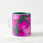 Tasse 2 Couleurs Oeillets sauvages après la pluie (Devant gauche)