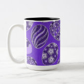 Tasse 2 Couleurs OEufs de Pâques de couleur pourpre (Gauche)
