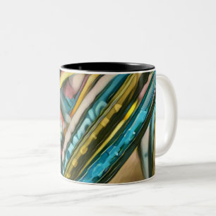 Tasse 2 Couleurs OEuvre cycliste