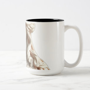Tasse 2 Couleurs Oeuvre de la statue de la déesse Pastel