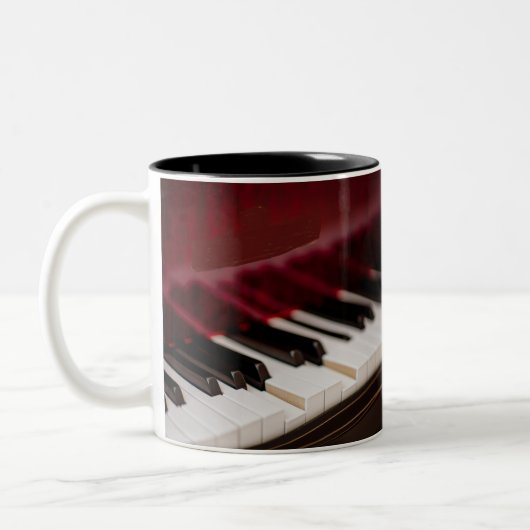 Tasse 2 Couleurs Oeuvre de piano géniale (Gauche)