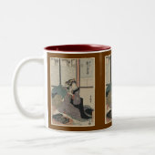 Tasse 2 Couleurs Oeuvre japonaise HOKUSAI (Gauche)