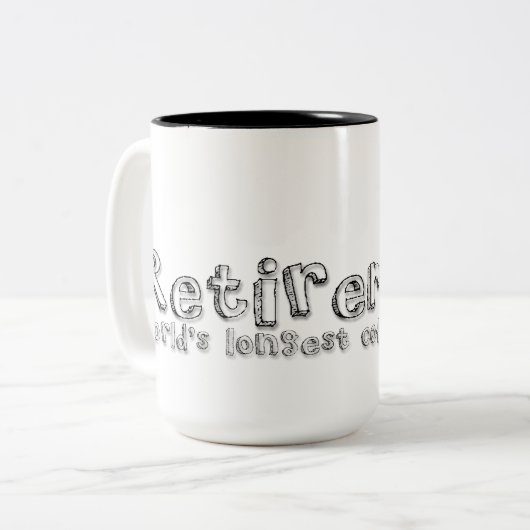 Tasse 2 Couleurs Offre de retraite Café Pause-retraite Coffre de re (Devant gauche)