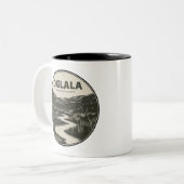 Tasse 2 Couleurs Oglala National Grassland Nebraska Stream (Devant gauche)
