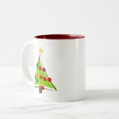 Tasse 2 Couleurs Oh Christmas Tree Tshirts et cadeaux (Devant gauche)