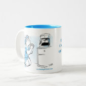 Tasse 2 Couleurs Oh, du café glorieux (Devant gauche)