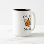 Tasse 2 Couleurs Oh, Pour Fox Sake (Devant droit)