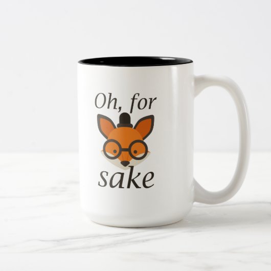 Tasse 2 Couleurs Oh, Pour Fox Sake (Droit)