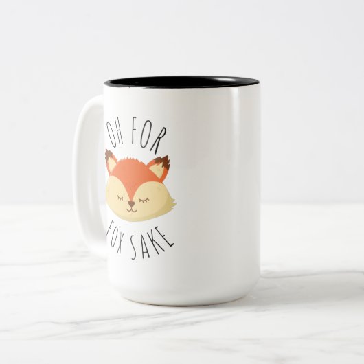 Tasse 2 Couleurs Oh pour Fox Sake (Devant gauche)
