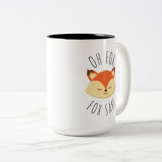 Tasse 2 Couleurs Oh pour Fox Sake (Devant droit)