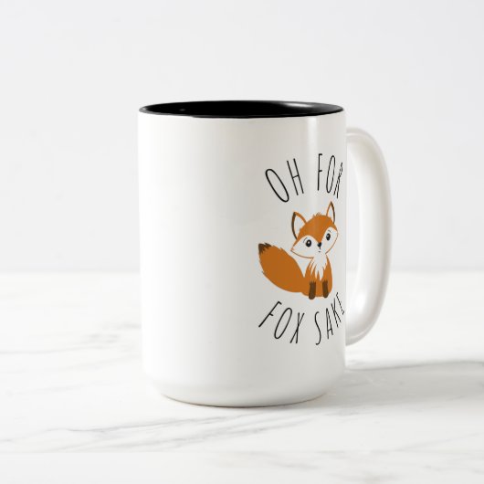 Tasse 2 Couleurs Oh pour Fox Sake (Devant droit)