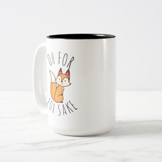 Tasse 2 Couleurs Oh pour Fox Sake (Devant gauche)