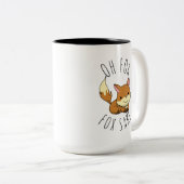 Tasse 2 Couleurs Oh pour l'amour de Fox (Devant droit)
