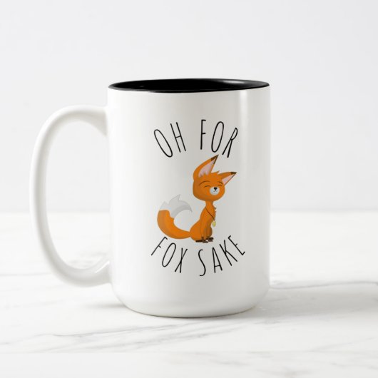 Tasse 2 Couleurs Oh pour l'amour de Fox (Gauche)