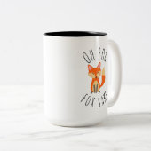 Tasse 2 Couleurs Oh pour l'amour de Fox (Devant droit)