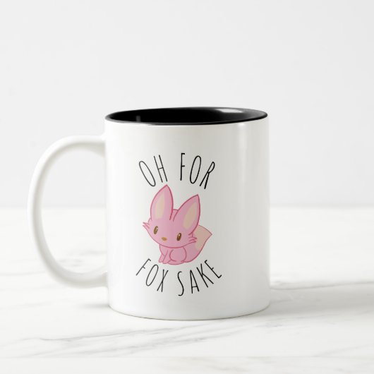 Tasse 2 Couleurs Oh pour l'amour du renard (Gauche)