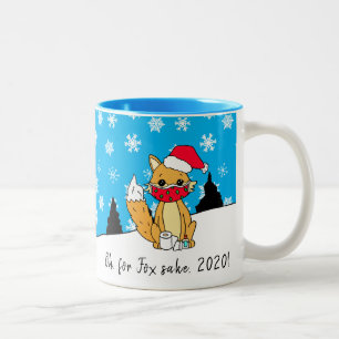 Tasse 2 Couleurs Oh pour l'amour du Renard, 2020, Noël drôle
