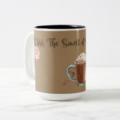 Tasse 2 Couleurs Ohhh THE SWEET SMELL OF COFFEE (Devant gauche)