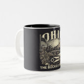 Tasse 2 Couleurs Ohio Le Buckeye State (Devant gauche)