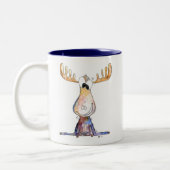 Tasse 2 Couleurs Oie blanche mignonne (Gauche)