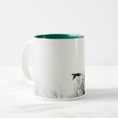 Tasse 2 Couleurs Oies de vol (Devant gauche)