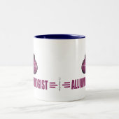 Tasse 2 Couleurs Oignons drôles (Centre)