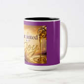 Tasse 2 Couleurs Oint de Joie (Devant droit)