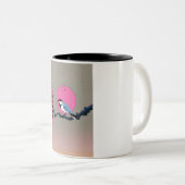 Tasse 2 Couleurs Oiseau chanteur de matinée (Devant droit)