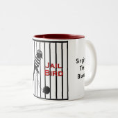 Tasse 2 Couleurs Oiseau de prison (Devant droit)