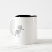 Tasse 2 Couleurs Oiseau de style (Devant gauche)