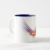 Tasse 2 Couleurs Oiseau du feu de Phoenix (Devant gauche)