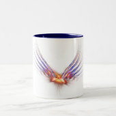 Tasse 2 Couleurs Oiseau du feu de Phoenix (Centre)
