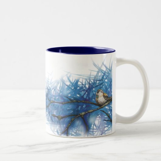 Tasse 2 Couleurs oiseau guerrier (Droit)