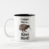 Tasse 2 Couleurs Oiseau Kiwi (Gauche)