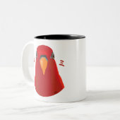Tasse 2 Couleurs Oiseau rouge "GUMI" (Devant gauche)