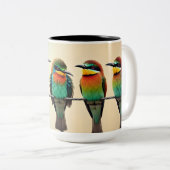 TASSE 2 COULEURS OISEAUX (Devant droit)