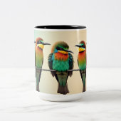 TASSE 2 COULEURS OISEAUX (Centre)