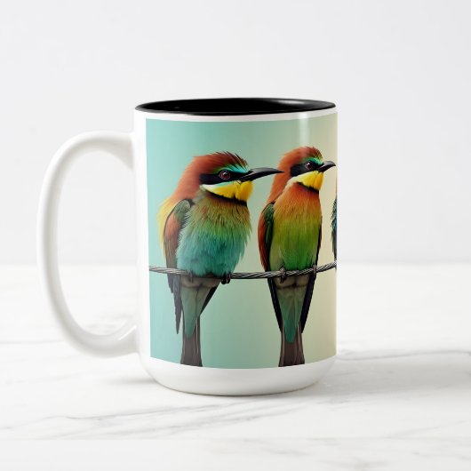 TASSE 2 COULEURS OISEAUX (Gauche)