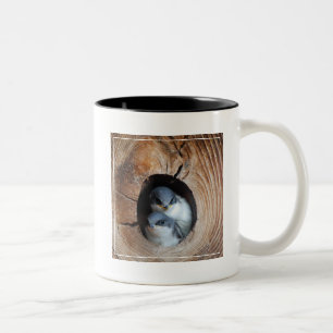 Tasse 2 Couleurs Oiseaux de bébé