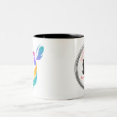 Tasse 2 Couleurs Oiseaux d'une plume (Centre)
