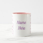 Tasse 2 Couleurs Oiseaux Flamants roses roses (Centre)