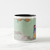 Tasse 2 Couleurs Oiseaux jumeaux dans les branches (Centre)