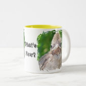 Tasse 2 Couleurs Oiseaux un gazouillement (Devant droit)