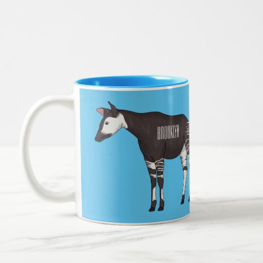 Tasse 2 Couleurs Okapi (Gauche)