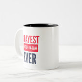 TASSE 2 COULEURS OKAYEST MÈRE-EN-DROIT JAMAIS (Devant gauche)