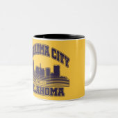 Tasse 2 Couleurs Oklahoma City, Oklahoma (Devant droit)