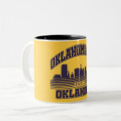 Tasse 2 Couleurs Oklahoma City, Oklahoma (Devant gauche)