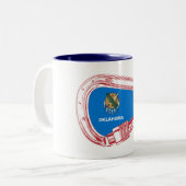Tasse 2 Couleurs Oklahoma Escalade Carabiner (Devant gauche)