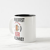 Tasse 2 Couleurs Oktoberfest Beer Festival Funny Oktoberfest (Devant gauche)