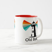 Tasse 2 Couleurs Old Baldy Lighthouse Rainbow (Devant droit)